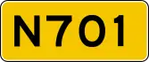 Provincial highway 701 shield}}