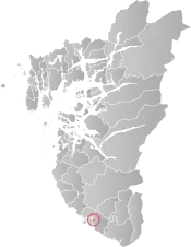 Egersund within Rogaland