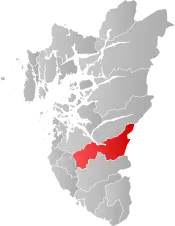 Gjesdal within Rogaland