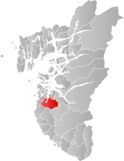 Høyland within Rogaland