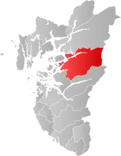 Hjelmeland within Rogaland