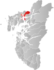 Vikedal within Rogaland