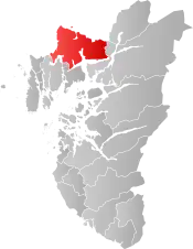 Vindafjord within Rogaland