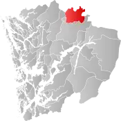 Vossestrand within Hordaland