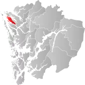 Radøy within Hordaland