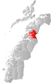 Sørfold within Nordland