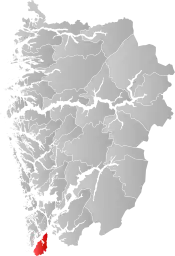 Sveio within Vestland