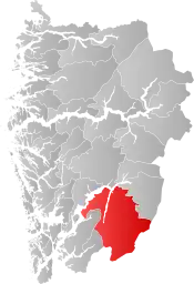 Ullensvang within Vestland