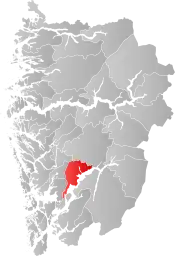 Kvam within Vestland