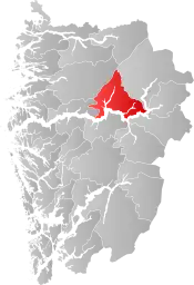 Sogndal within Vestland