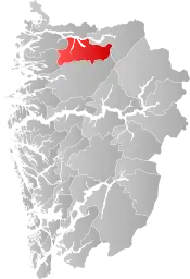 Gloppen within Vestland