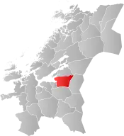 Stjørdal within Trøndelag