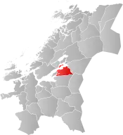 Levanger within Trøndelag