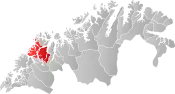 Tromsø within Troms og Finnmark