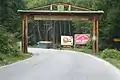 A welcome gate to Mavrovo National Park