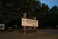 Savannah Bluff Lock and Dam; Park sign.