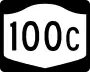 New York State Route 100C marker