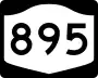 New York State Route 895 marker