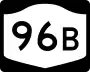 New York State Route 96B marker