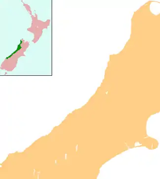 Whataroa is located in West Coast