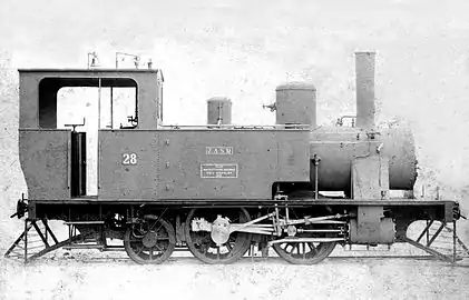 Esslingen-built no. 28, c. 1891