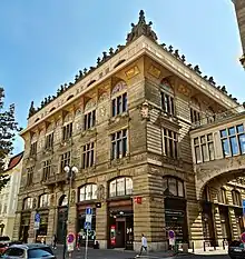 Former Böhmische Landesbank in Prague, 2020