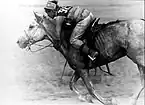 Rider during Naadam, in Mongolia