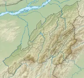 Location of Loho Lake