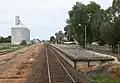 Railway station and goods yard