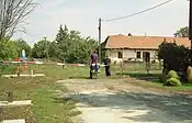 Guarded border between Slovakia and Ukraine in Veľké Slemence around 2003 (view from the Slovak side)