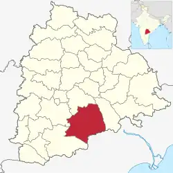 Location in Telangana