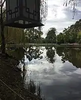 Free Life Pond in the temple