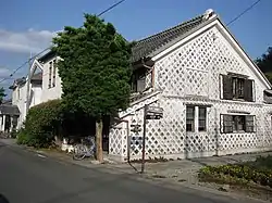 Namako wall in Matsuzaki, Shizuoka