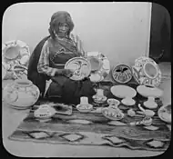 Iris Nampeyo, Hopi-Tewa potter, 1900