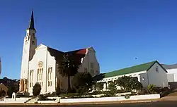 The NG Kerk (Dutch reformed church) on the main street of Napier