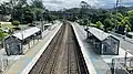 Southbound view from the footbridge