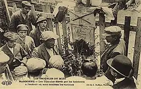 Tumulus in memory of a victim of 20 June 1907