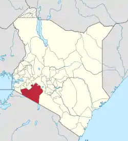 Location in Kenya