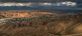 Overlook of Naryn from the south