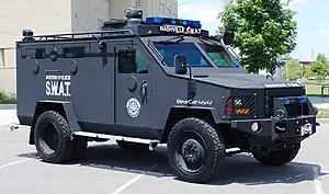 Lenco BearCat Armoured Rescue Vehicle Metropolitan Nashville Police SWAT.