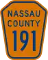 Nassau County Route 191 shield