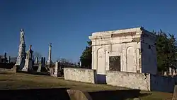 Cemetery Bluff District in Natchez, Adams County