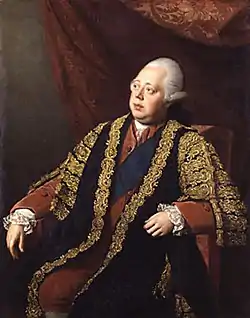 Frederick North, Lord North, former Prime Minister of Great Britain