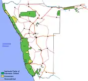 location of the Sperrgebiet National Park