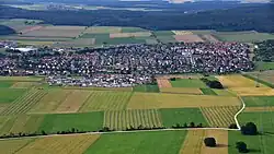 Aerial view of Nattheim