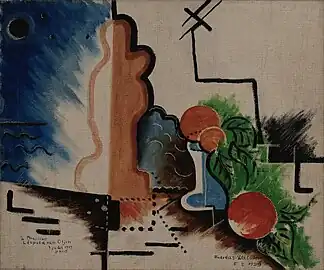 Still life with black moon (1929)