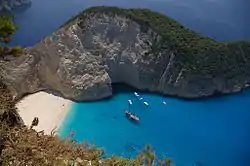 Image 26Navagio, Zakynthos (from Geography of Greece)