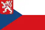 Naval Ensign of Czechoslovakia.(1935–1955)