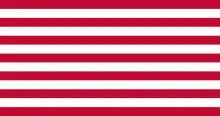 Naval jack of the United States in 1776 and 1777