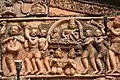 Terracotta panel in Depara Navaratna temple
